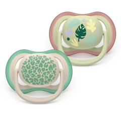 Залъгалка Philips Avent Ultra Air Colors of Nature 6-18м 2 броя
