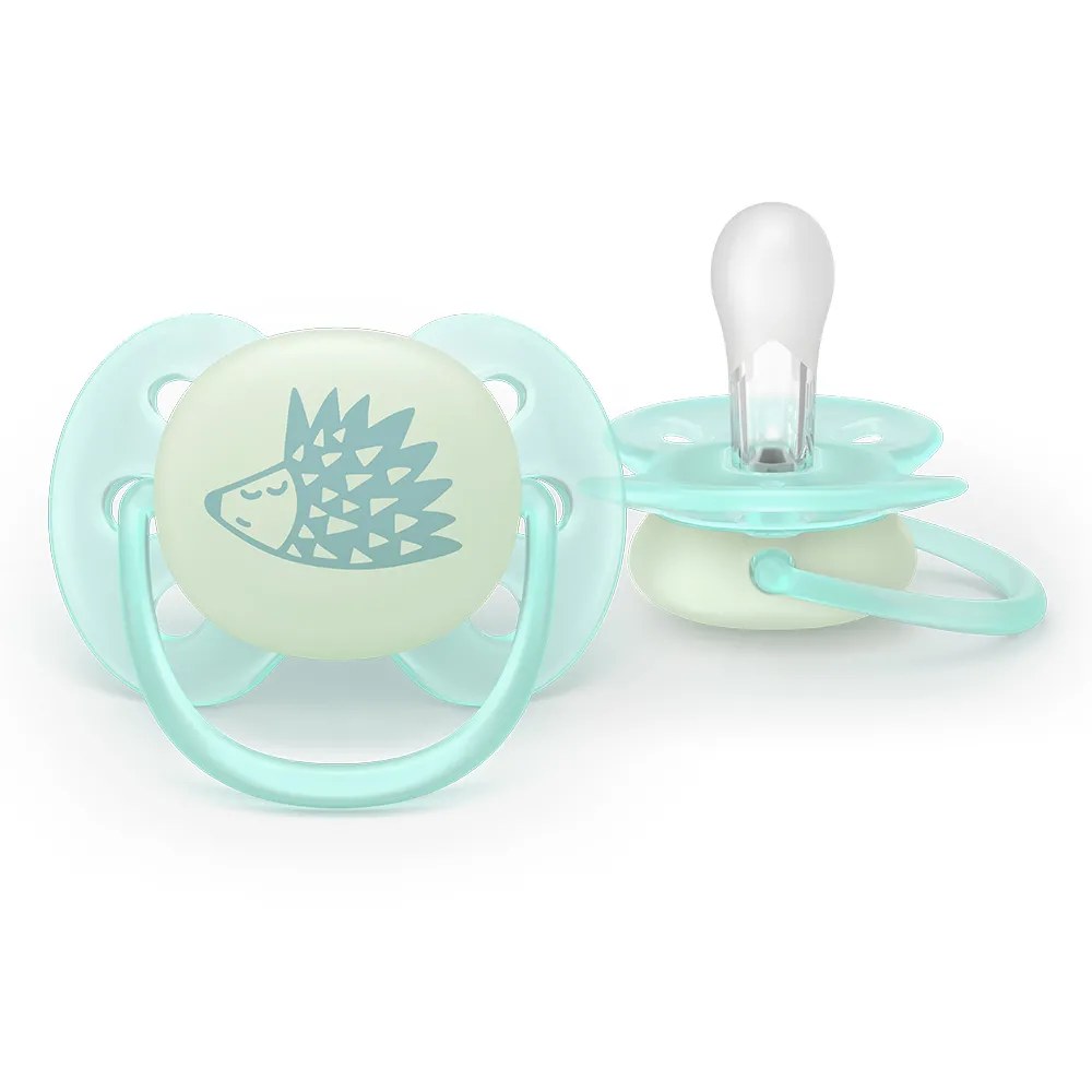 Залъгалка Philips Avent ultra soft nighttime 0-6 месеца