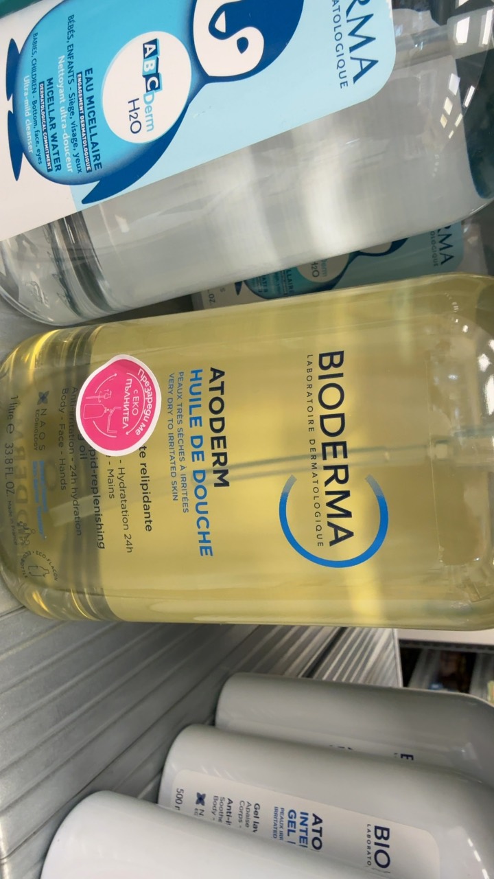 Душ олио Bioderma Atoderm Huile de Douche 1 литър