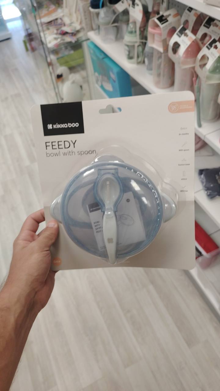 Купа с лъжица feedy 400ml
