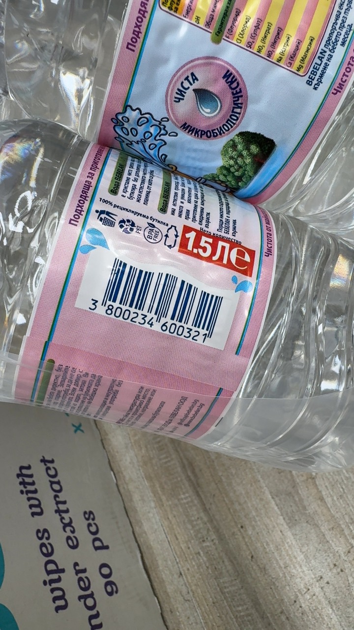 Бебешка трапезна вода Bebelan Aqua 1.5 л