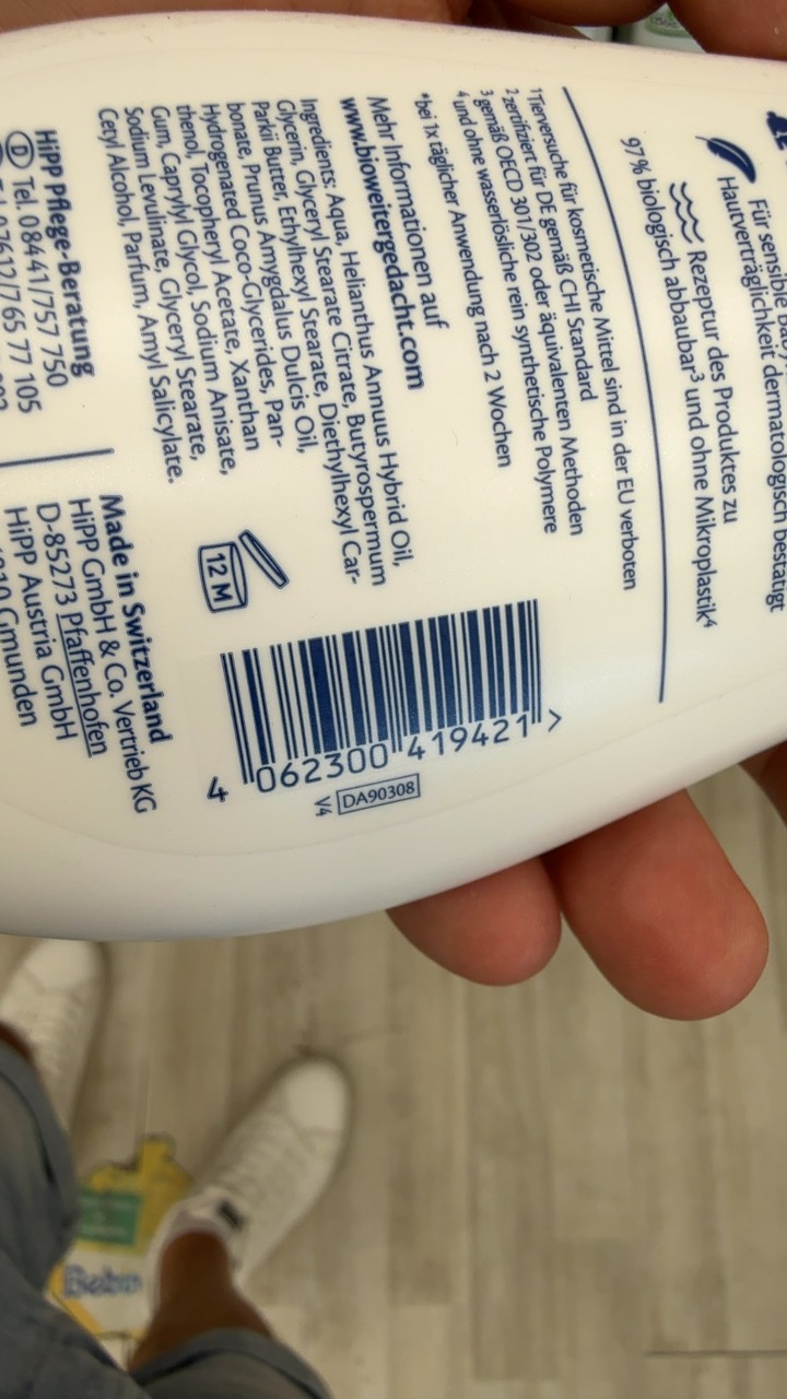 Лосион за тяло Babysanft Milk Lotion Sensitiv