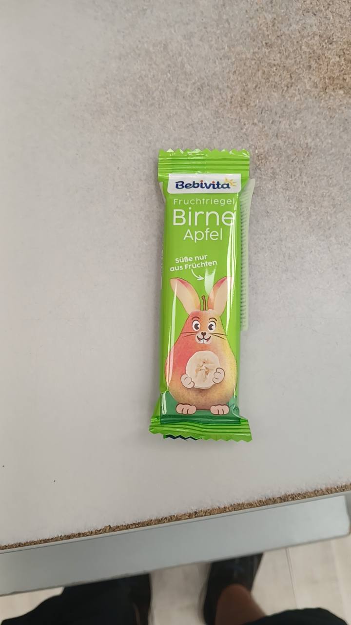 Бебешки плодов десерт Bebivita Fruchtriegel Birne Apfel
