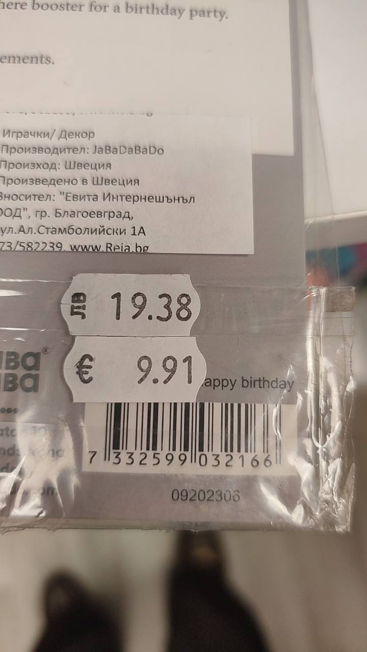 Декорация за рожден ден Birthday Decoration