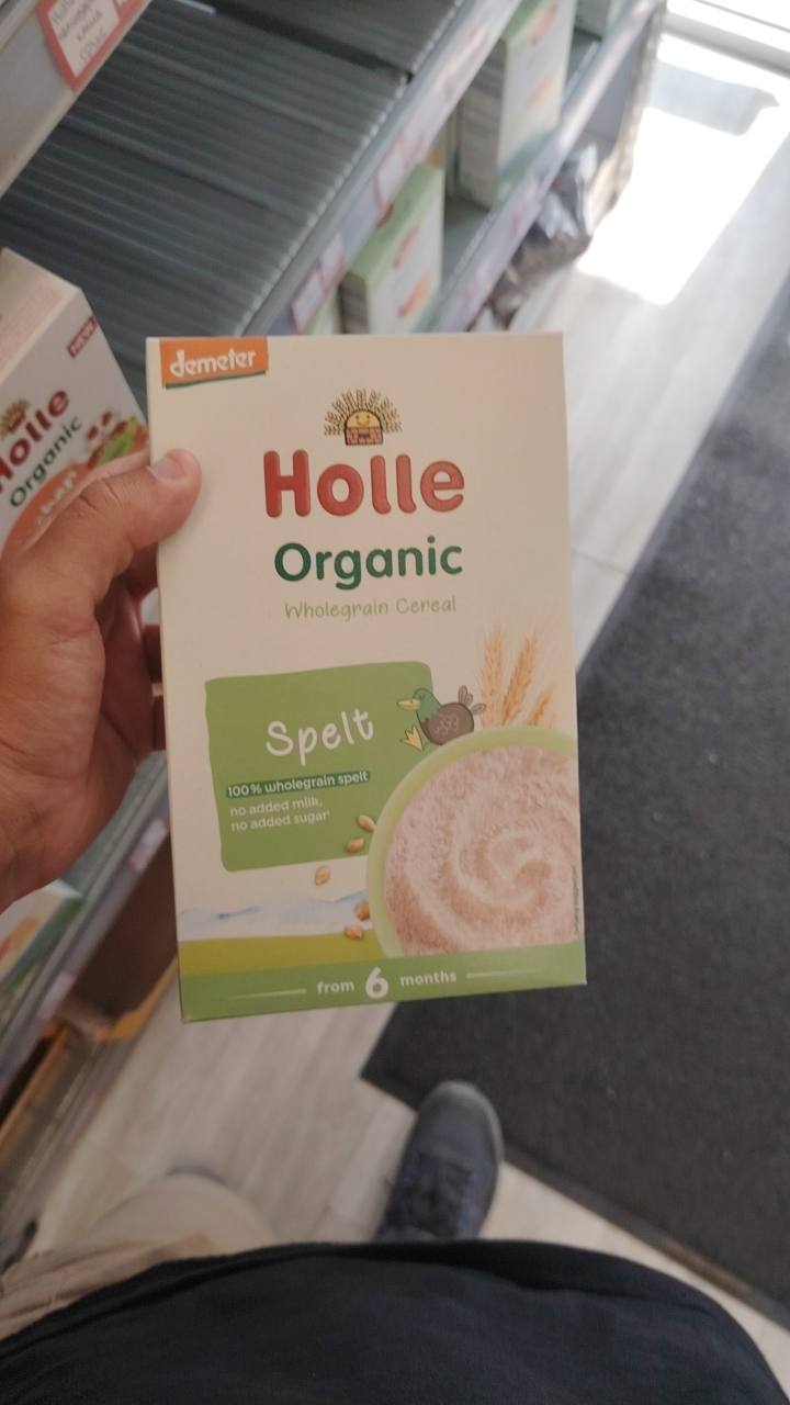 Бебешка каша Holle Organic Wholegrain Cereal Spelt от 6 месеца