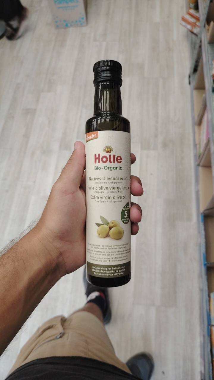 Бебешки зехтин Holle Bio Organic Extra Virgin 250 мл