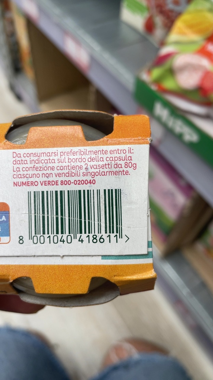 Бебешко пюре Plasmon Cavolfiore 2x80г