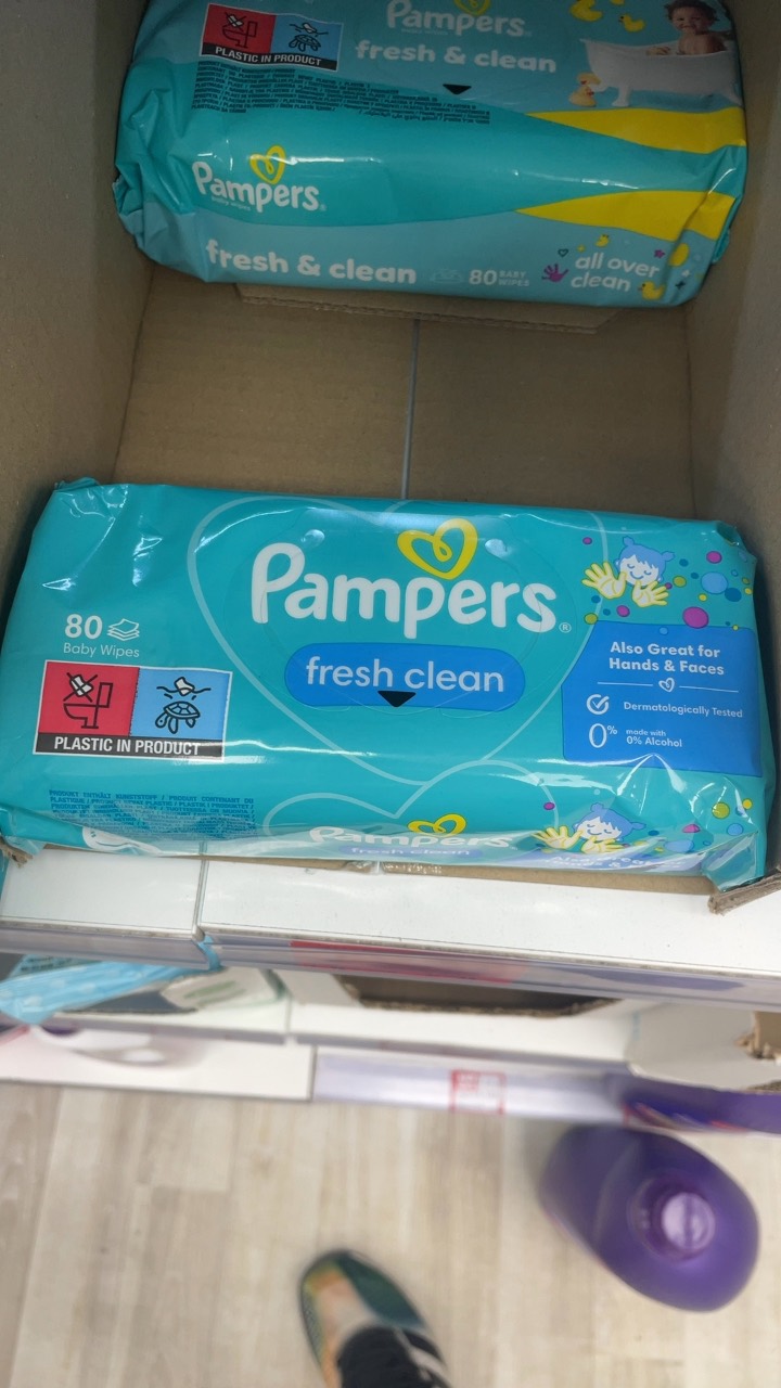Мокри кърпички Pampers Fresh Clean 80 бр