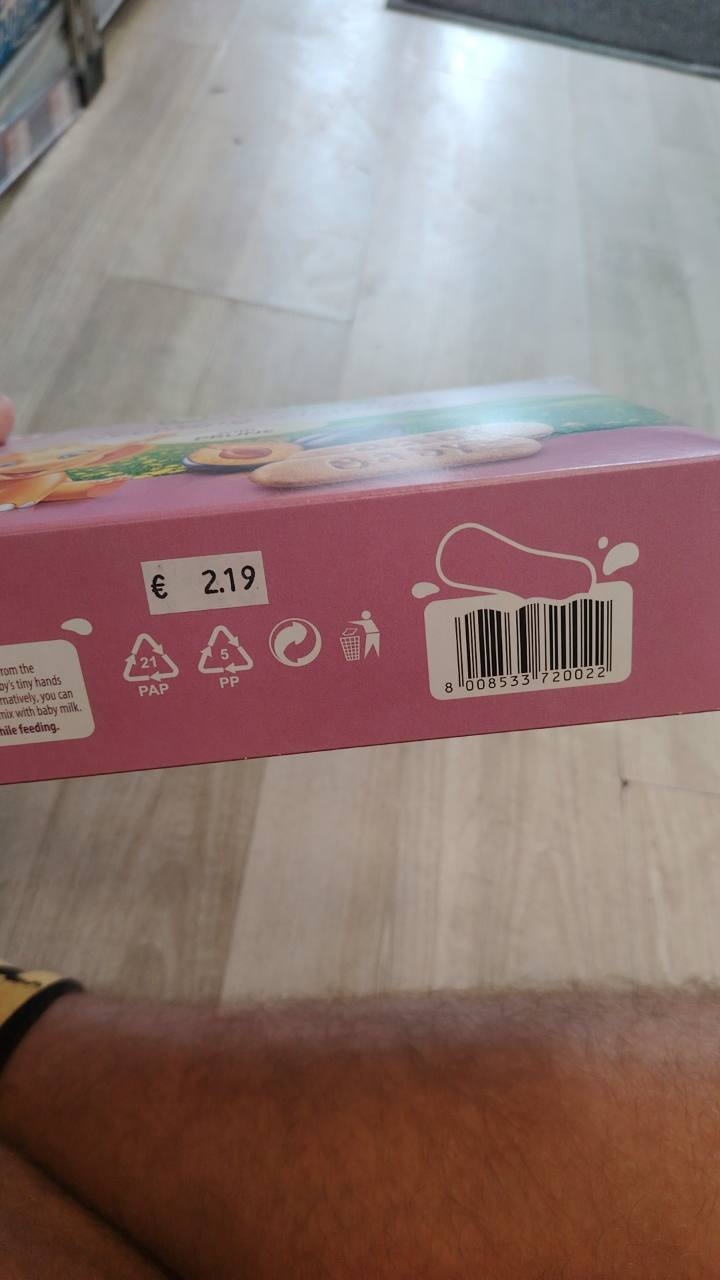 Бебешки бисквити Bebelan Teething Biscuits със слива 6м+