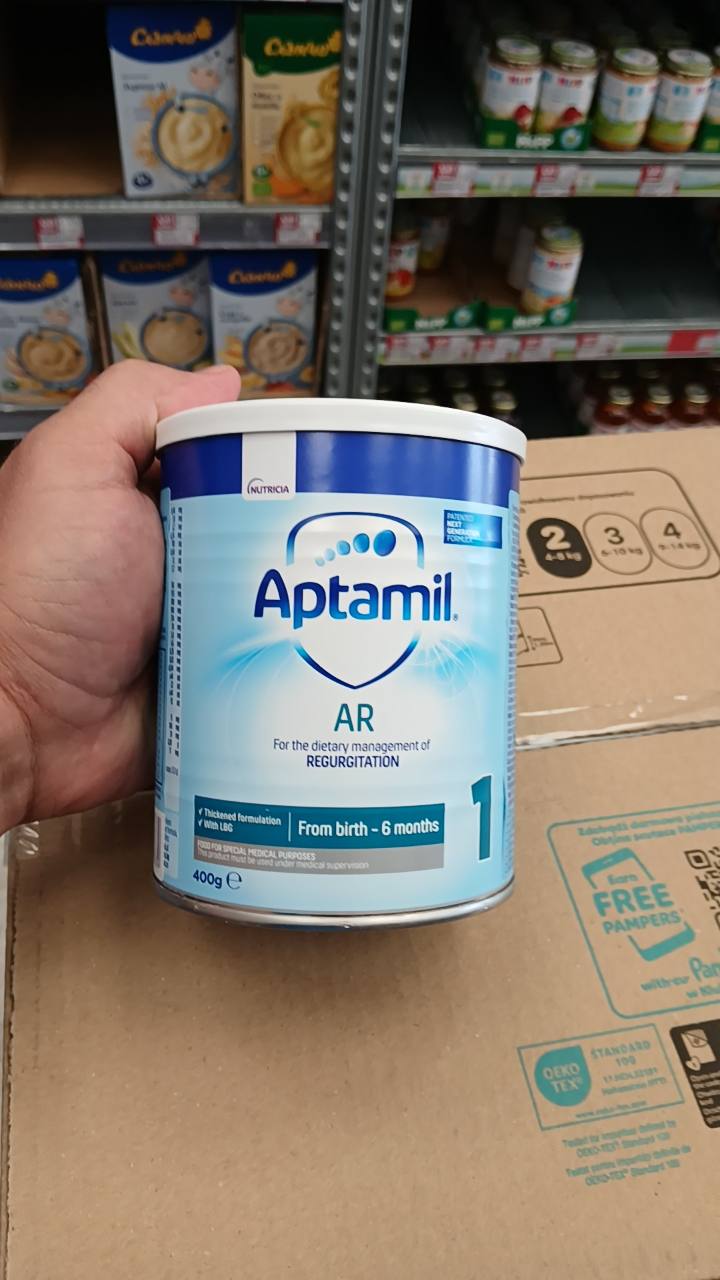 Адаптирано мляко Aptamil AR 1 400 г