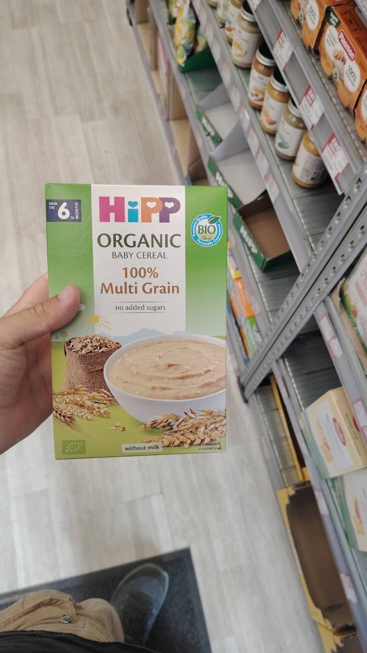 Бебешка каша HiPP Organic 100% Multi Grain от 6-ия месец