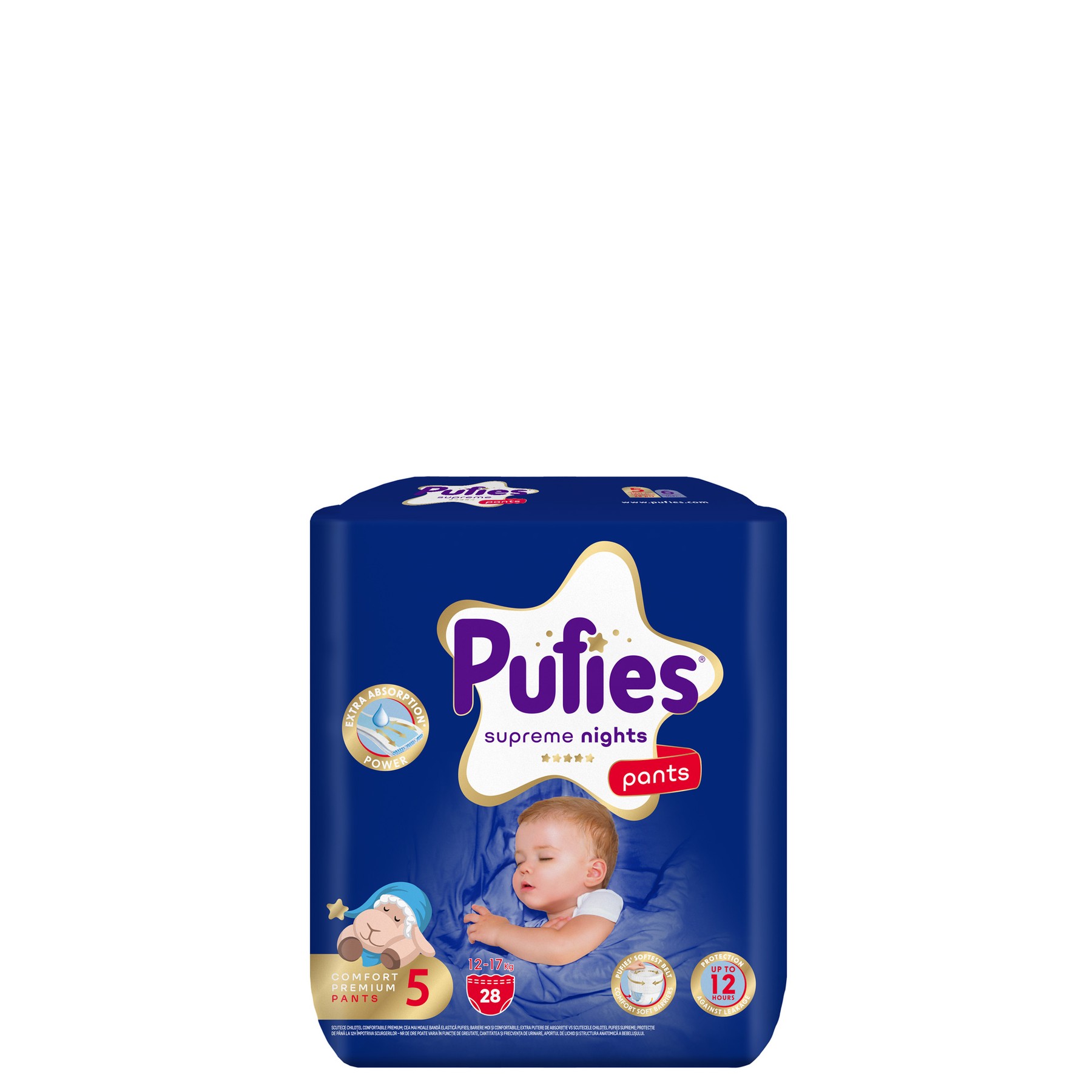 Преходни гащи Pufies Supreme Nights размер 5, 28 бр