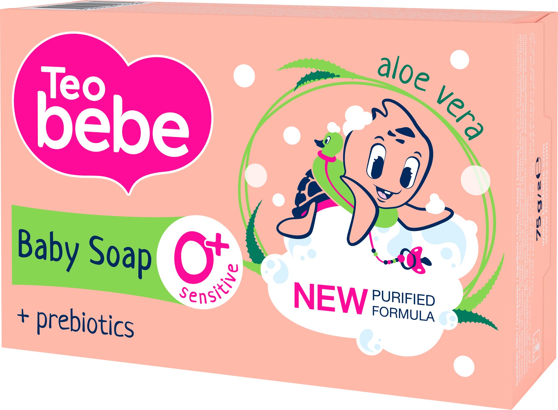Бебешки сапун Teo Bebe Aloe Vera 75 г