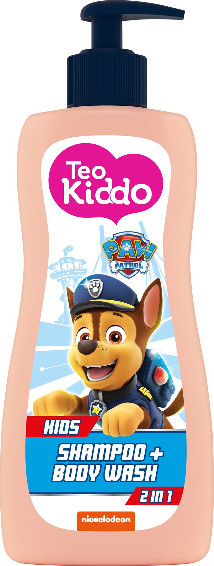 Детски шампоан и душ гел Teo Kiddo Paw Patrol 2 in 1 400 мл.