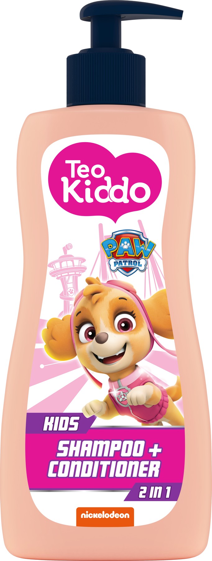 Детски шампоан и балсам Teo Kiddo Shampoo + Conditioner 2 in 1 Paw Patrol 400 мл.