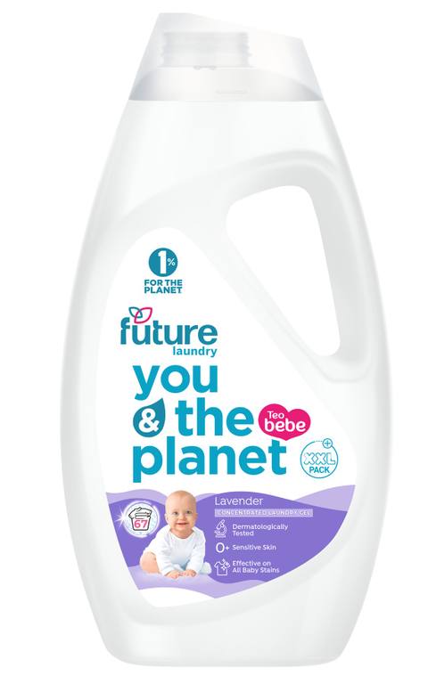 Течен перилен препарат Future You & The Planet Teo Bebe Lavender XXL 2.7 л 67 пранета