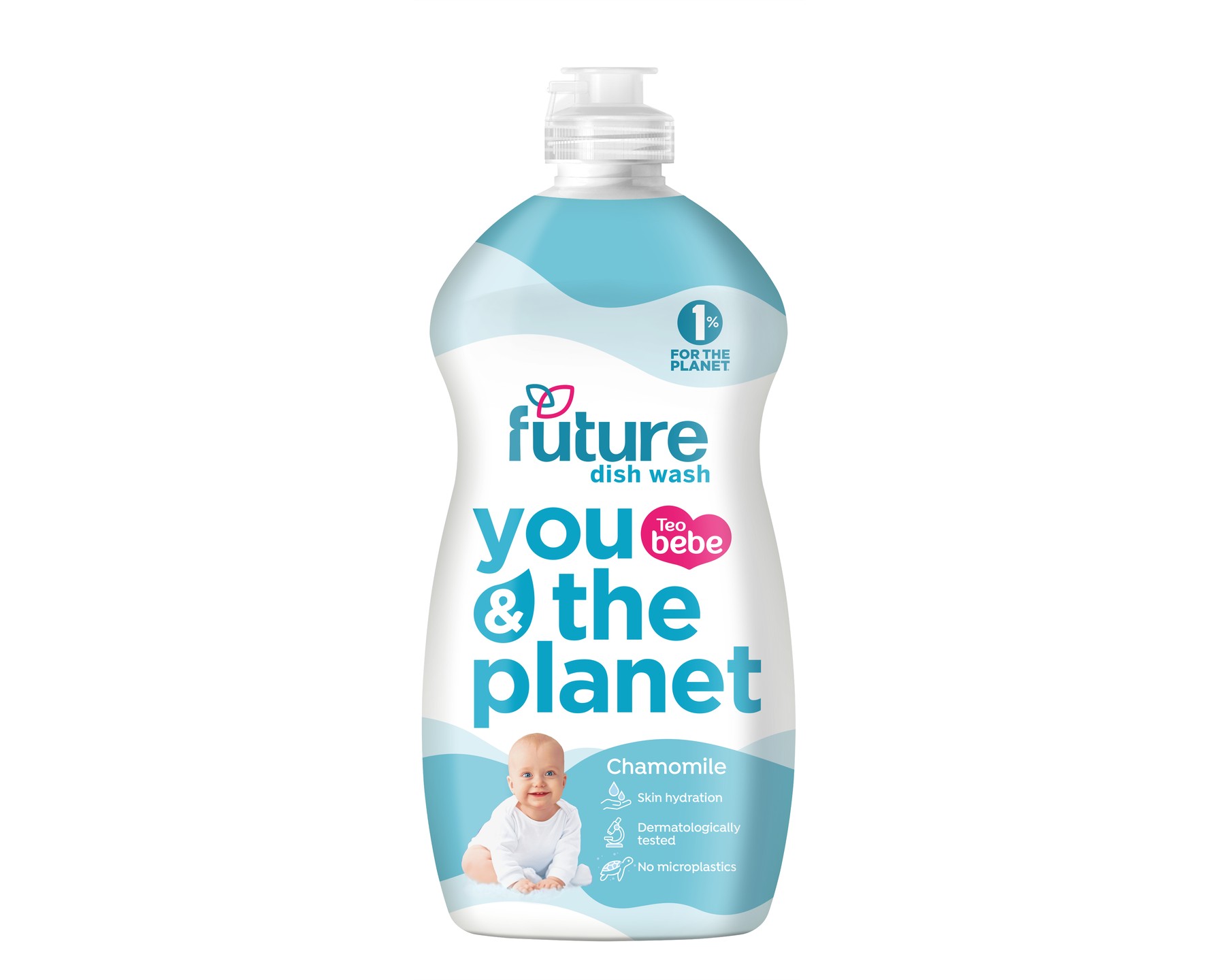 Препарат за бебешки съдове Teo Bebe Future Dish Wash Chamomile
