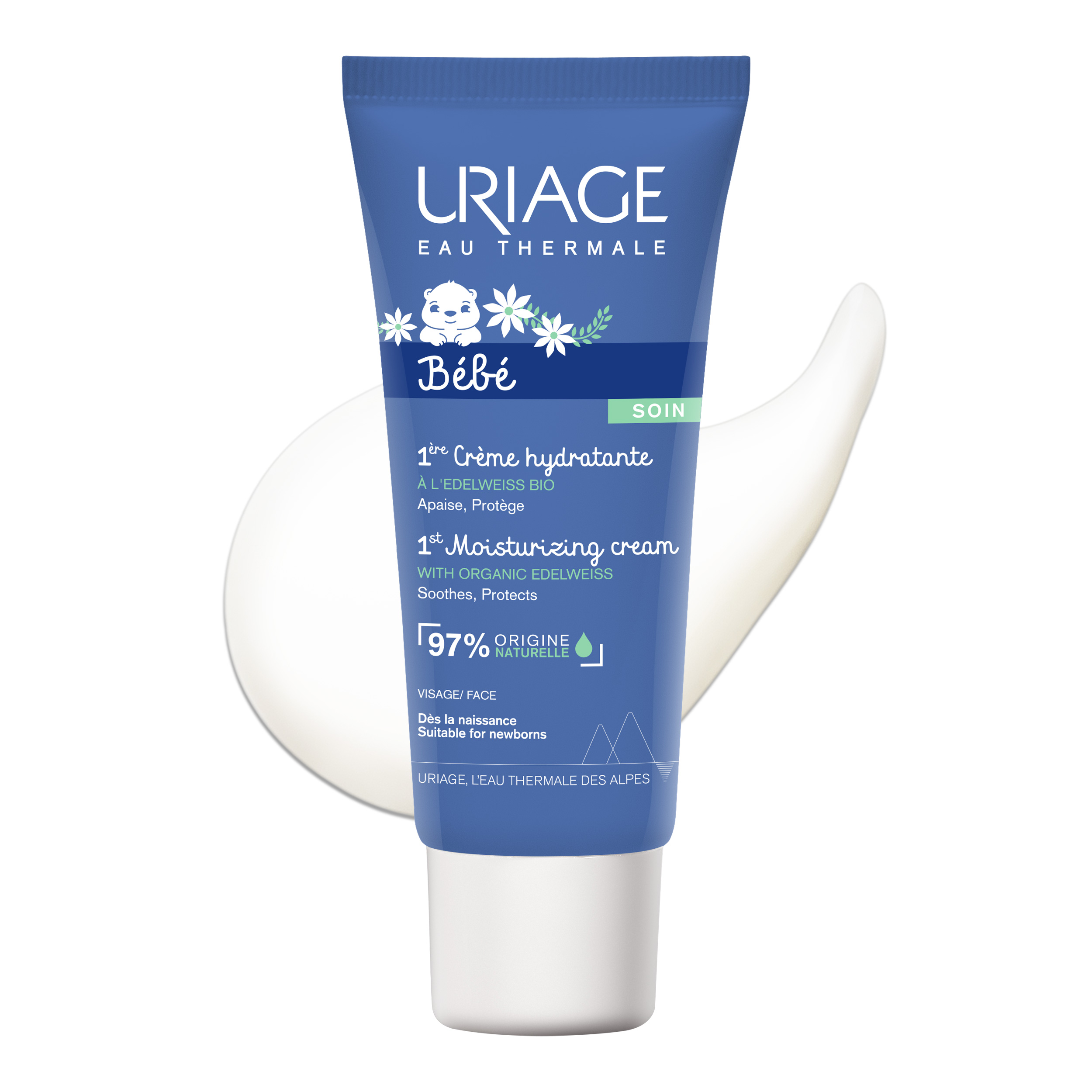Бебешки хидратиращ крем Uriage Bébé 1st Moisturizing Cream 40 мл.