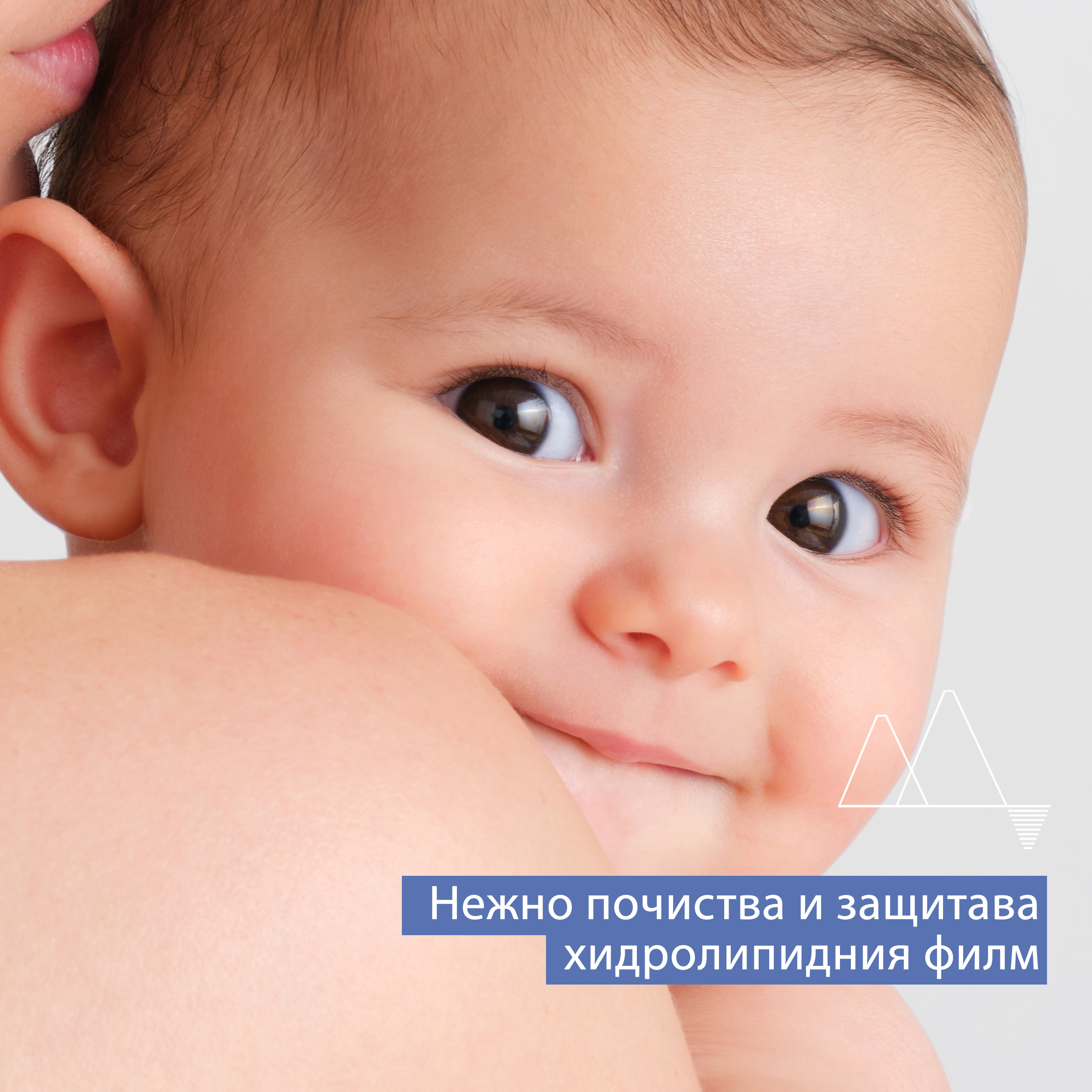 Почистващ душ-крем Uriage Bebe 1ere Creme Lavante 1 л